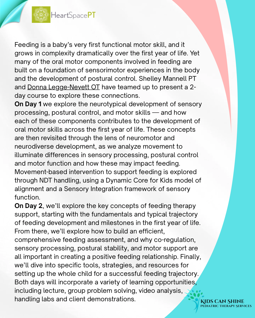 The Big Picture: Integrating Sensory Processing and Movement as Foundations for Feeding
